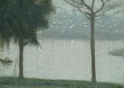 Clarice Beckett Across the Yarra oil painting